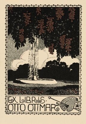 Bookplate of Otto Ottmar (1900)