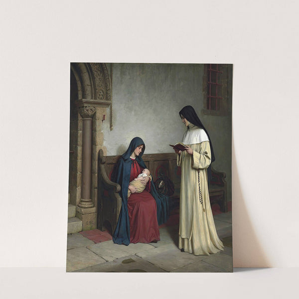 Books And Art Maternity by Edmund Blair Leighton