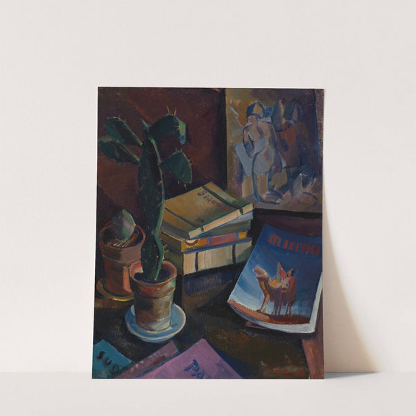 Books on a Table by Ilmari Aalto