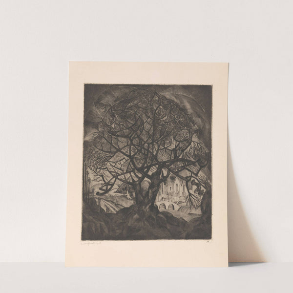 Boom met kale takken (1913) by Lodewijk Schelfhout