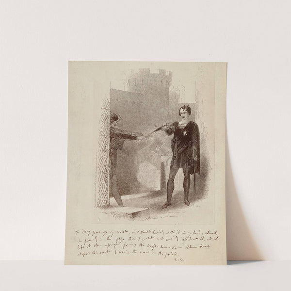 Booth as Hamlet by Joseph Kenny Meadows