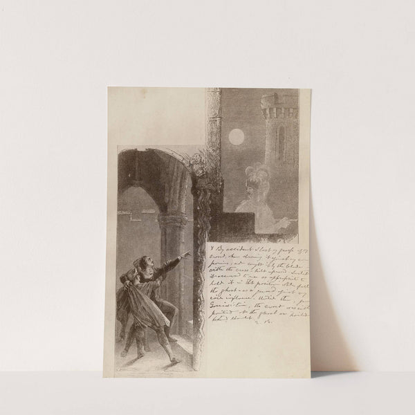 Booth as Hamlet. by Joseph Kenny Meadows