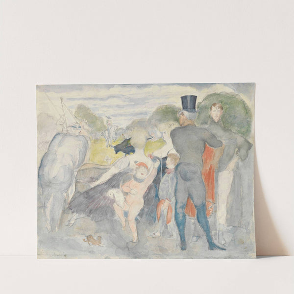 Booth I with a self-portrait by Zygmunt Waliszewski