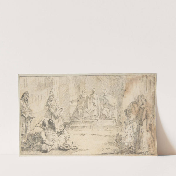 Booty Presented to Three Dignitaries (1696–1770) by Giovanni Battista Tiepolo