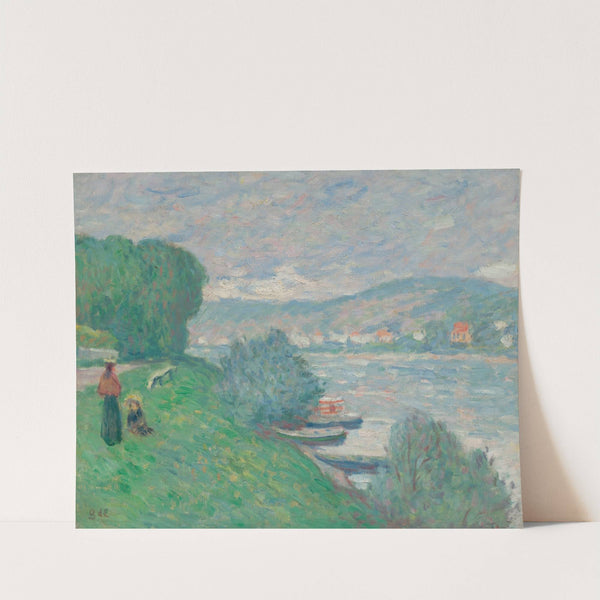 Bord de la Seine à Meulan by Georges d'Espagnat