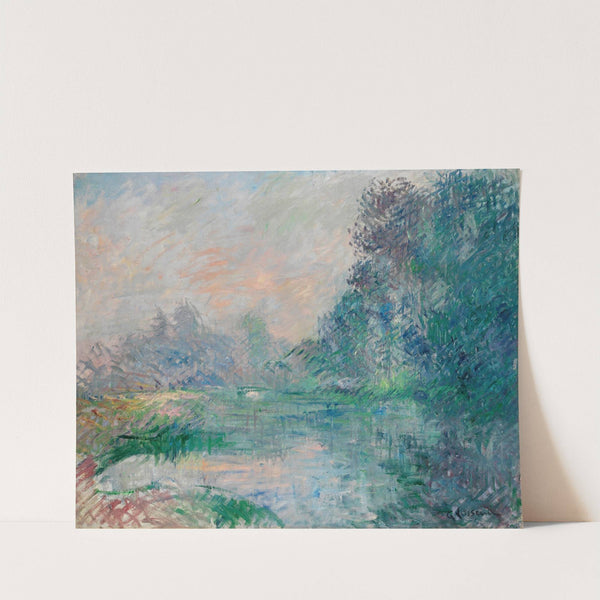 Bord de l'Eure, effet du matin by Gustave Loiseau
