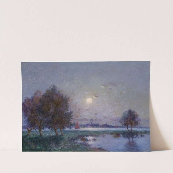 Bord de Loire au clair de lune by Ferdinand du Puigaudeau