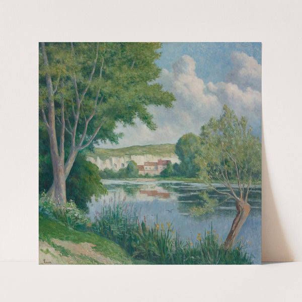 Bord De Seine (circa 1922) by Maximilien Luce