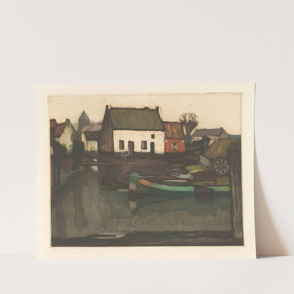 Bord du canal (20th Century) by Armand Apol