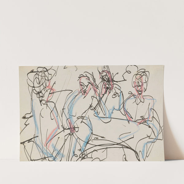 Bordellszene (1916) by Ernst Ludwig Kirchner