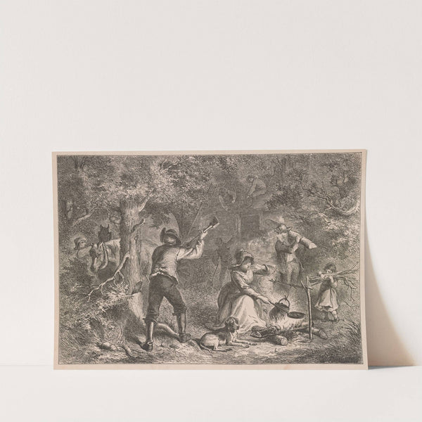 Border settlers in Ohio (1876) by Felix Octavius Carr Darley