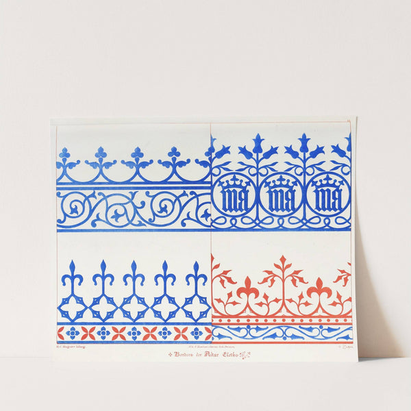 Borders for Altar Cloths by Augustus Pugin