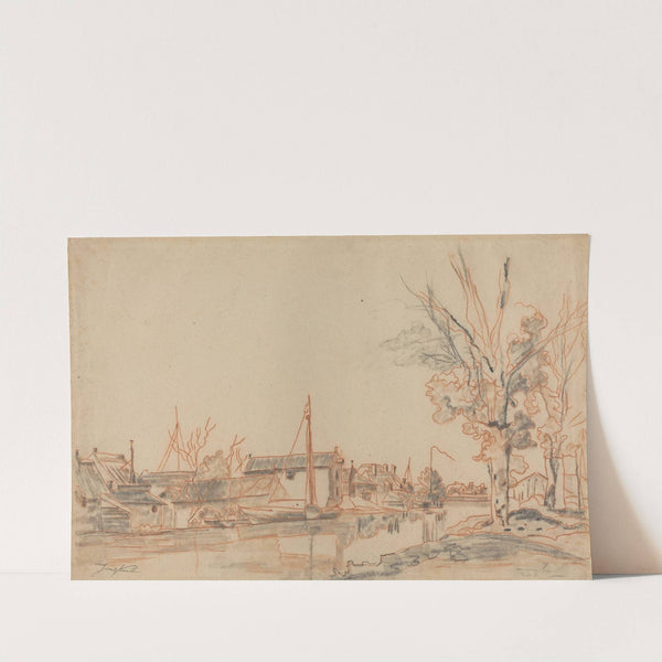 Bords de Canal by Johan Barthold Jongkind