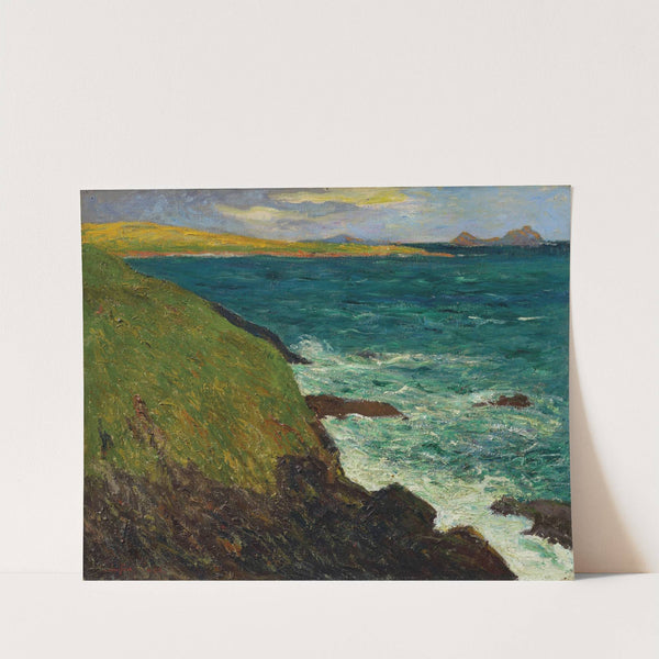 Bords de la côte à Saint-Jean-du-Doigt, Bretagne (1895) by Maxime Maufra