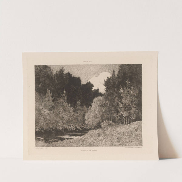 Bords de la Marne (1880) by Edmond Charles Joseph Yon