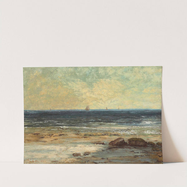 Bords de la Mer, Palavas by Gustave Courbet