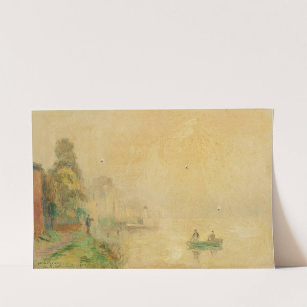 Bords de la Seine à la Bouille (1900) by Albert Lebourg