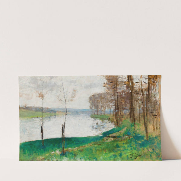 Bords de la Seine à Veneux les Sablons (1925) by Pierre-Eugène Montézin