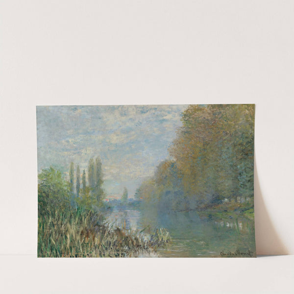 Bords De La Seine En Automne (1876) by Claude Monet
