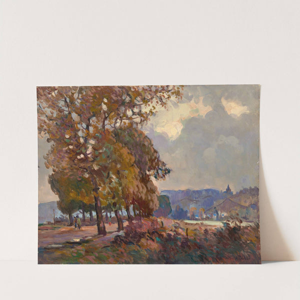 Bords de la Seine vers le Bas Caumont by Robert Antoine Pinchon