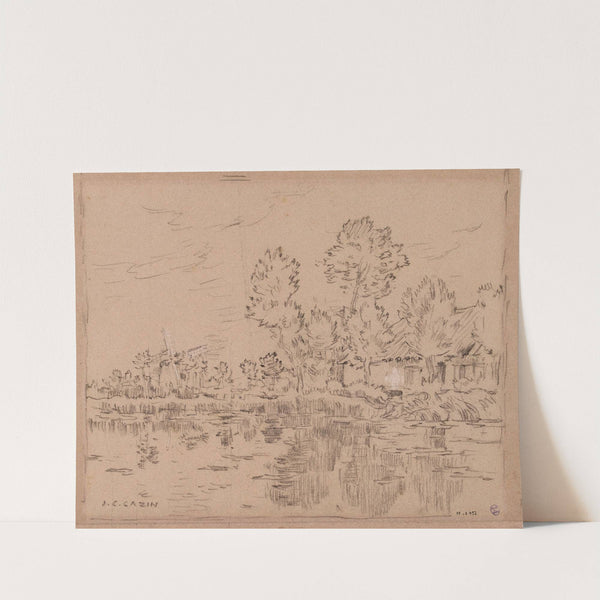 Bords de l’eau by Jean Charles Cazin