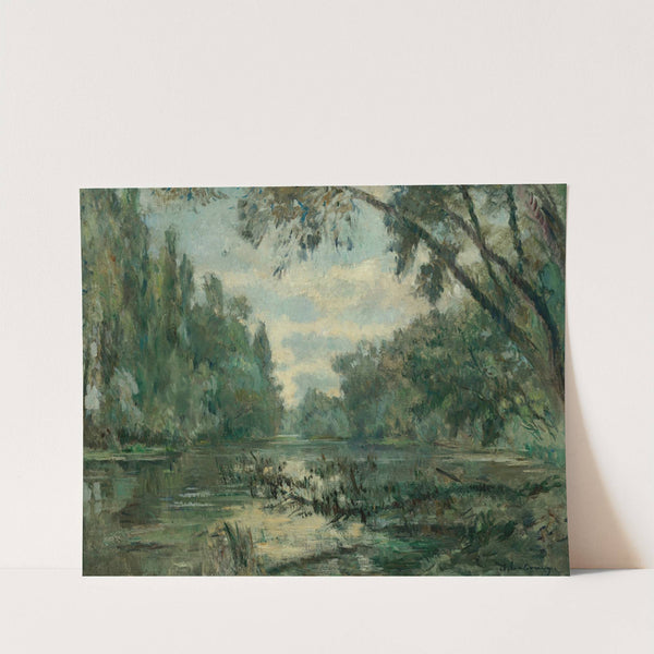 Bords de l’Iton près d’Hondouville-sur-Iton (circa 1913-1914) by Albert Lebourg