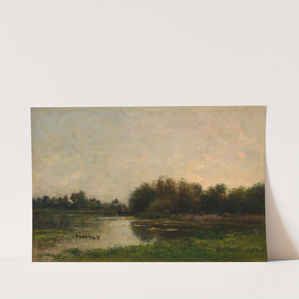Bords de l’Oise (1860) by Charles François Daubigny