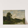 Bords de l’Oise (ca 1860) by Charles François Daubigny