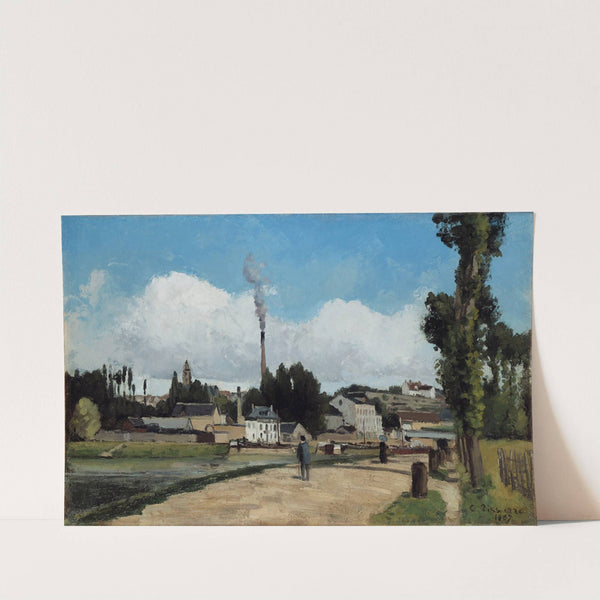 Bords de l’Oise a Pontoise (Banks of the Oise at Pontoise) by Camille Pissarro