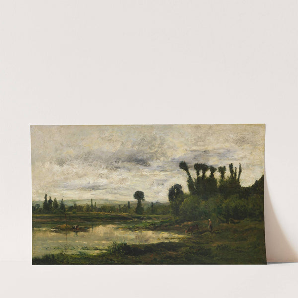 Bords de l’Oise, Temps d´Orage (1872) by Charles François Daubigny