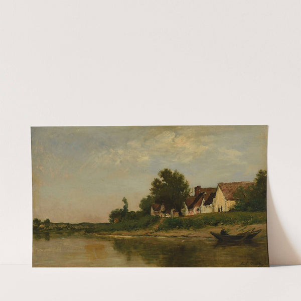 Bords de rivière (1881) by Karl Daubigny