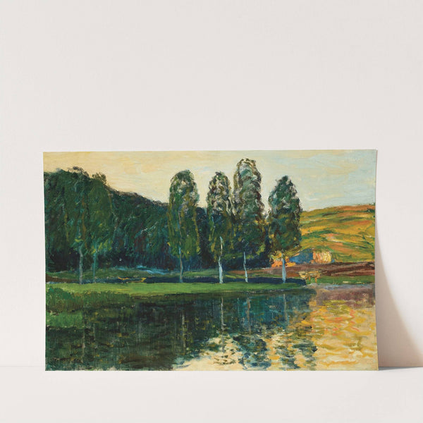 Bords de rivière à la chute du jour by Maxime Maufra