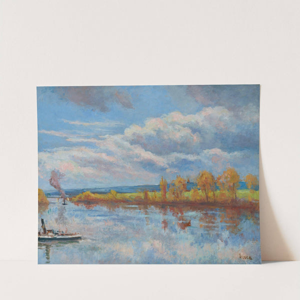 Bords de Seine à Guernes by Maximilien Luce