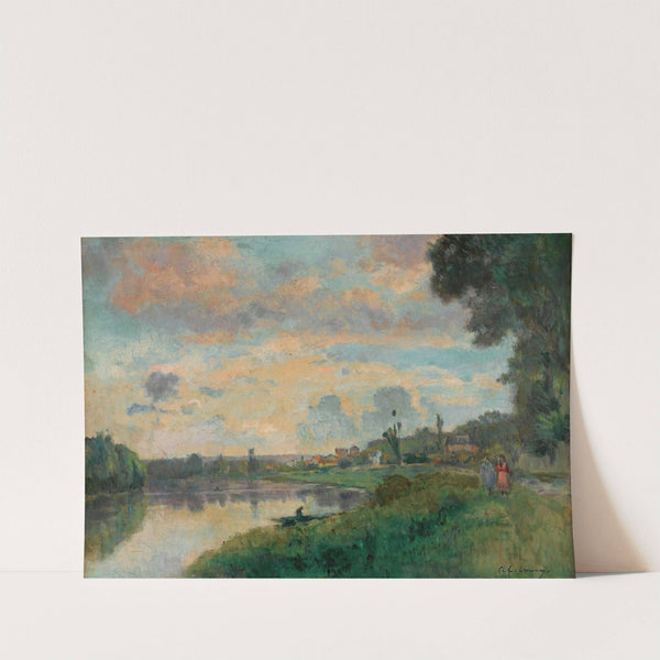 Bords De Seine Aux Environs De Rouen by Albert Lebourg