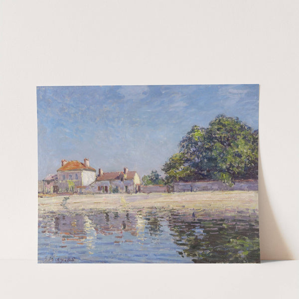 Bords du Loing, Saint-Mammes (The River Loing at Saint-Mammes) (1885) by Alfred Sisley
