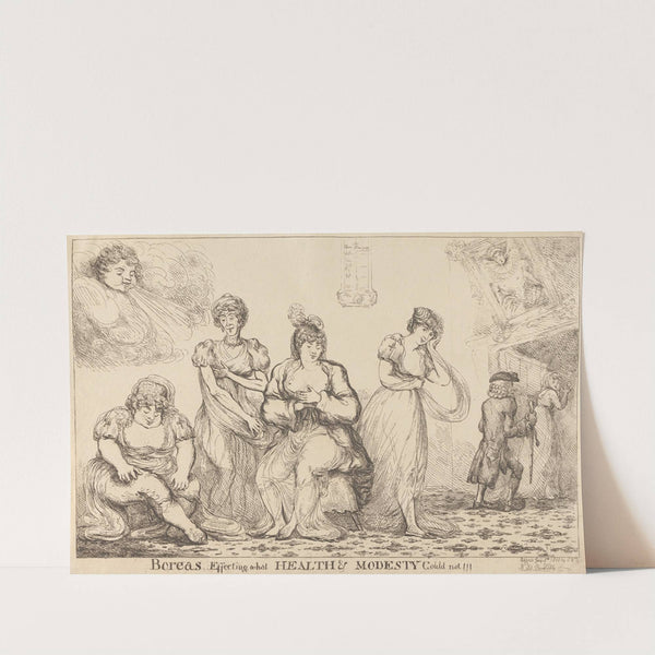 Boreas Effecting what Health & Modesty could not by John Cawse