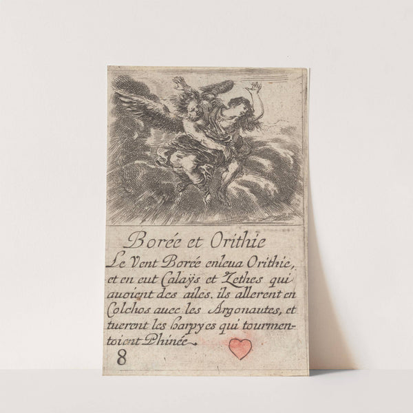 Borée et Orithie by Stefano Della Bella