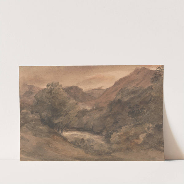 Borrowdale- Evening after a Fine Day, 1 October 1806 by John Constable