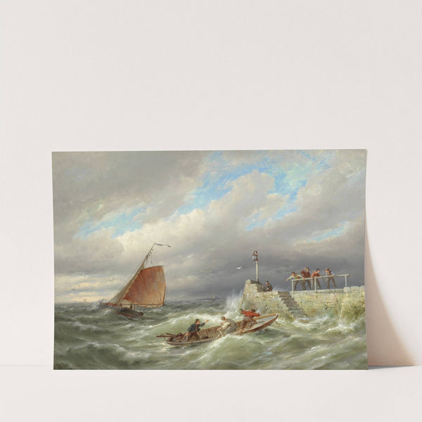 Borselen on the Scheldt, Holland by Pieter Cornelis Dommersen