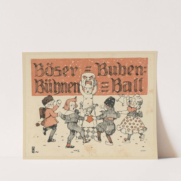 Böser-Buben-Bühnen-Ball (1906) by Ludwig Hohlwein