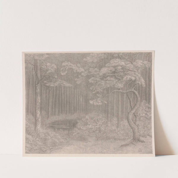 Bosgezicht (1900) by Simon Moulijn