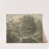 Boslandschap met watervalletje, after Johann Bernard Klombeek by Matthijs Maris