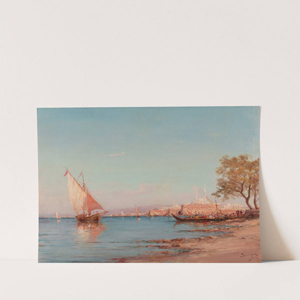 Bosphorus shores by Henry Malfroy