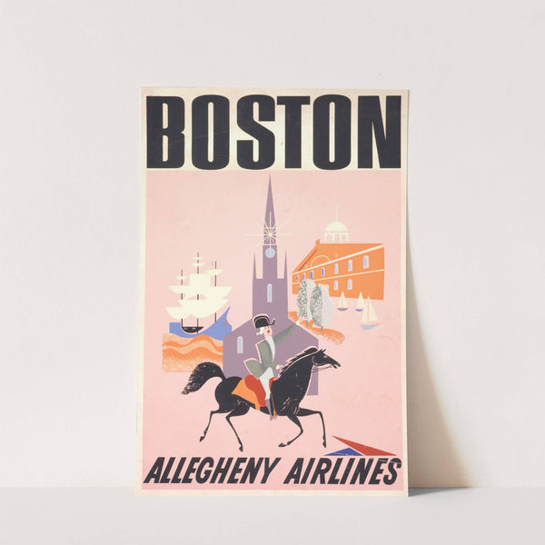 Boston - Allegheny Airlines by Anonymous