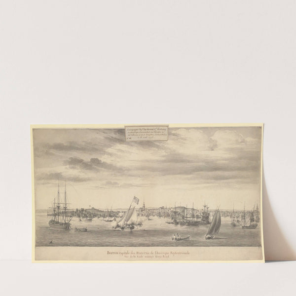 Boston Harbor (1778) by Pierre Ozanne