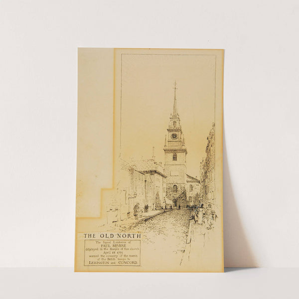 Boston – North Church by Ernest Peixotto