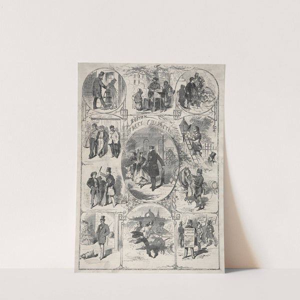 Boston Street Characters (1859) by Winslow Homer