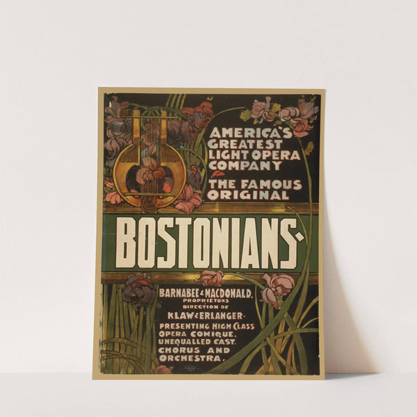 Bostonians (c1899) by Courier Litho. Co.