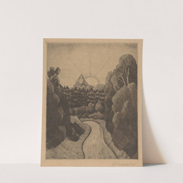 Bosweg (1925) by Jo Bezaan