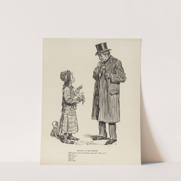 Botany in the bowery (1916) by Charles Dana Gibson